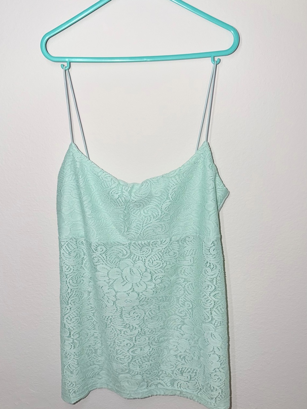 Women’s Lace Camisole Slip - Mint